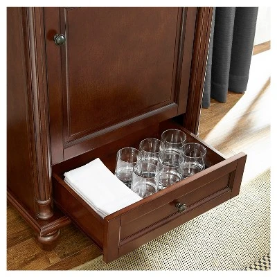 Everett Spirit Cabinet - Mahogany - Crosley 13 Everett Spirit Cabinet - Mahogany - Crosley - Image 13