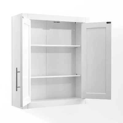 Savannah Wall Cabinet White - Crosley 7 Savannah Wall Cabinet White - Crosley - Image 7