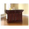 Alexandria Solid Granite Top Kitchen Island - Vintage Mahogany - Crosley