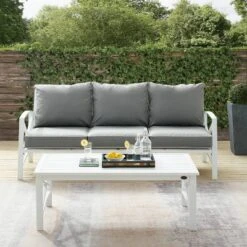 Kaplan 2pc Outdoor Sofa Set - Gray - Crosley -Cheap Crosley Store GUEST 67e8cfc4 7a40 4069 bfd0 f44e18e994fc