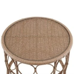 Juniper 2pc Outdoor Wicker Conversation Set With Loveseat & Coffee Table - Cream/Natural - Crosley -Cheap Crosley Store GUEST 68725a51 709c 428d 8ff4 fb4ef20d79f7 1