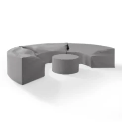 Crosley Catalina 4pc Furniture Cover Set, Three Round Sectional Sofas And Coffee Table, Gray 5 Crosley Catalina 4pc Furniture Cover Set, Three Round Sectional Sofas And Coffee Table, Gray -Cheap Crosley Store GUEST 6a415a7a 2d61 4b70 818c 9565f6f42059