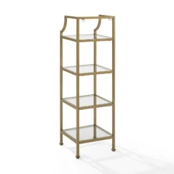 40" Aimee Short Etagere Gold - Crosley -Cheap Crosley Store GUEST 6b46ddc0 72d4 42f2 ad31 584764c3c12f