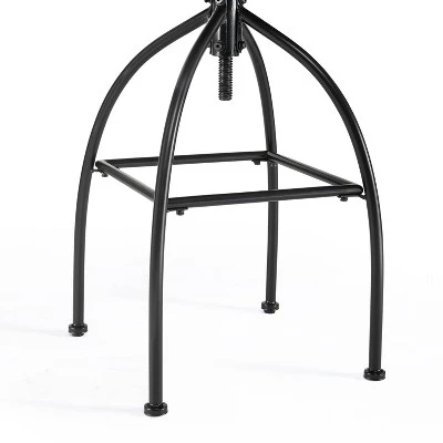 Edison Adjustable Height Stool Brown - Crosley 2 Edison Adjustable Height Stool Brown - Crosley - Image 2