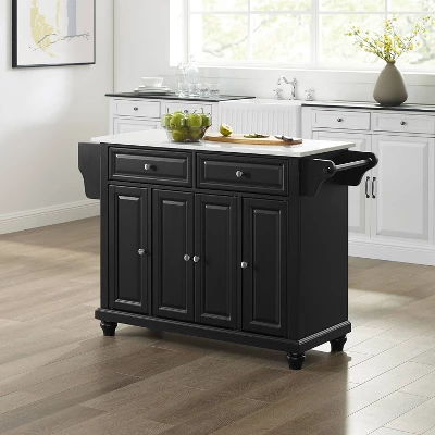 Cambridge Granite Top Full Size Kitchen Island/Cart - Crosley 1 Cambridge Granite Top Full Size Kitchen Island/Cart - Crosley