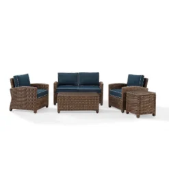 Bradenton 5pc Outdoor Wicker Conversation Set - Crosley -Cheap Crosley Store GUEST 6c3f227c 0f43 4b4b ad81 119008706a13