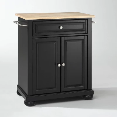 Alexandria Wood Top Portable Kitchen Island/Cart - Crosley 7 Alexandria Wood Top Portable Kitchen Island/Cart - Crosley - Image 7