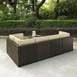 Palm Harbor 6pc All-Weather Wicker Patio Seating Set - Sand - Crosley -Cheap Crosley Store GUEST 6ce8ca86 2f37 419c 8687 bb82b77cb448