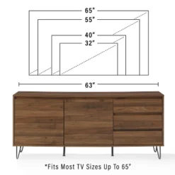 Teagan Record Storage Sideboard Brown Oak - Crosley -Cheap Crosley Store GUEST 6ee0938a f3d1 4944 9e1f fca6708a7ddd
