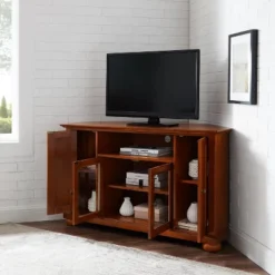 Alexandria Corner TV Stand For TVs Up To 52" Cherry - Crosley 12 Alexandria Corner TV Stand For TVs Up To 52" Cherry - Crosley -Cheap Crosley Store GUEST 7042dc9f 00f9 4479 9527 93ff41a267a5