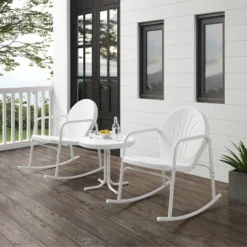 Griffith 3pc Outdoor Rocking Chair Set - White - Crosley 12 Griffith 3pc Outdoor Rocking Chair Set - White - Crosley -Cheap Crosley Store GUEST 7238aed0 3fb7 4d53 ba2a 543c9f2d81a8