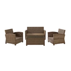 Bradenton 4pc Outdoor Wicker Conversation Set - Crosley 26 Bradenton 4pc Outdoor Wicker Conversation Set - Crosley -Cheap Crosley Store GUEST 74205e0f 6b84 4400 b933 a50df22ed845