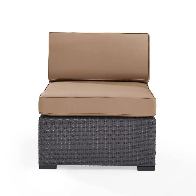 Biscayne Outdoor Steel Armless Chair - Crosley 10 Biscayne Outdoor Steel Armless Chair - Crosley - Image 10