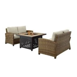 Crosley 3pc Bradenton Steel Outdoor Patio Fire Pit Furniture Set With Two Loveseats Tan/Brown 14 Crosley 3pc Bradenton Steel Outdoor Patio Fire Pit Furniture Set With Two Loveseats Tan/Brown -Cheap Crosley Store GUEST 7701d5f1 ecbb 4bb4 b81e 978e1be4d0ec