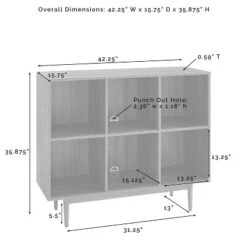 35.88" Liam 6 Cube Bookcase - Crosley -Cheap Crosley Store GUEST 77edcc42 9890 4906 b235 8823ff6c8d20