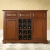 Alexandria Sideboard Cabinet With Wine Storage Cherry - Crosley