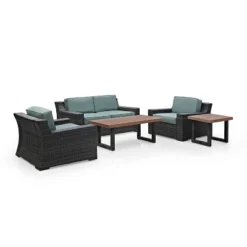 Beaufort 5pc Outdoor Wicker Conversation Set - Mist - Crosley 11 Beaufort 5pc Outdoor Wicker Conversation Set - Mist - Crosley -Cheap Crosley Store GUEST 7a6dee83 0ee2 42fd b9a3 6c74f154e0c4