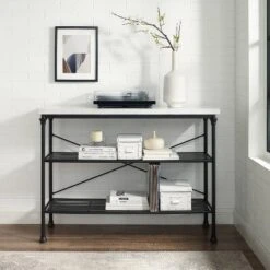 Madeleine Console Matte Black - Crosley -Cheap Crosley Store GUEST 7ae8aed8 c59d 44ca bd31 ca23e4c74043