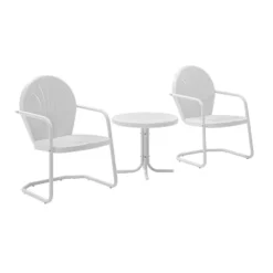 Griffith 3pc Outdoor Conversation Set - White - Crosley -Cheap Crosley Store GUEST 7b286fc7 ca6c 45ea af60 f291f33545ba