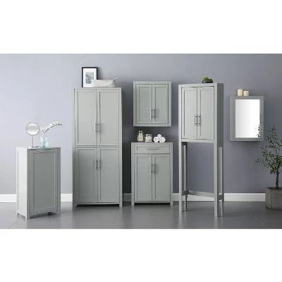 Savannah Medicine Cabinet Gray - Crosley 10 Savannah Medicine Cabinet Gray - Crosley - Image 10