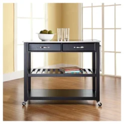 Stainless Steel Top Kitchen Cart/Island With Optional Stool Storage - Crosley -Cheap Crosley Store GUEST 7df01db0 470d 4e88 87cb 38cece5cff85