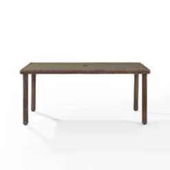 Bradenton Outdoor Rectangular Dining Table Weathered Brown - Crosley -Cheap Crosley Store GUEST 7e527d8c dbbb 4a57 9cb4 37ad08bfd23f