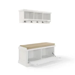 2pc Seasie Entryway Set White - Crosley -Cheap Crosley Store GUEST 7fdcb07a 20fd 4aa6 82f4 1e83b12478a7