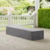 Crosley Outdoor Chaise Lounge Furniture Cover, Gray