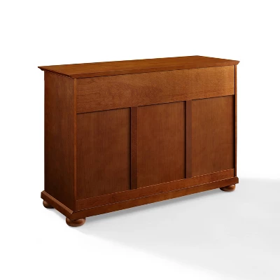 Alexandria Sideboard Cabinet With Wine Storage Cherry - Crosley 9 Alexandria Sideboard Cabinet With Wine Storage Cherry - Crosley - Image 9