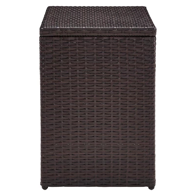 Crosley Palm Harbor Outdoor Wicker Rectangular Side Table 1 Crosley Palm Harbor Outdoor Wicker Rectangular Side Table