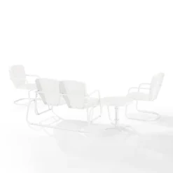 Ridgeland 4pc Outdoor Metal Conversation Set - White - Crosley 11 Ridgeland 4pc Outdoor Metal Conversation Set - White - Crosley -Cheap Crosley Store GUEST 82da2bb9 d3f4 425c 9395 6ca388f2158f