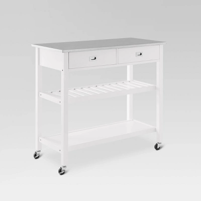 Chloe Stainless Steel Top Kitchen Island Cart - Crosley 15 Chloe Stainless Steel Top Kitchen Island Cart - Crosley - Image 15