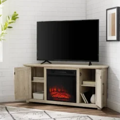 Camden Corner TV Stand For TVs Up To 50" With Fireplace - Crosley -Cheap Crosley Store GUEST 84c32619 2137 47c1 ae1b 1f47a6df7cad