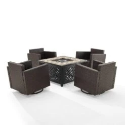 Palm Harbor 5pc Outdoor Wicker Conversation Set With Fire Table - Gray - Crosley 20 Palm Harbor 5pc Outdoor Wicker Conversation Set With Fire Table - Gray - Crosley -Cheap Crosley Store GUEST 86ba6dbe 3f15 47a5 9698 8beb69ef9d6d