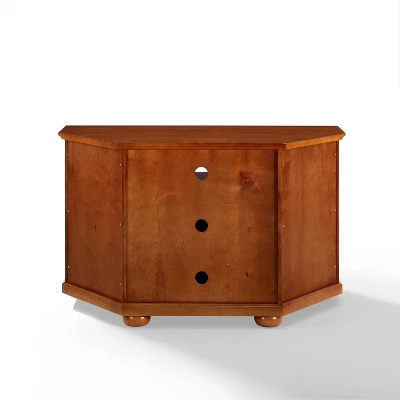 Alexandria Corner TV Stand For TVs Up To 52" Cherry - Crosley 1 Alexandria Corner TV Stand For TVs Up To 52" Cherry - Crosley