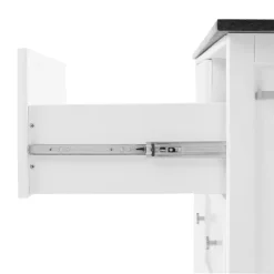 Soren Granite Top Kitchen Island/Cart Black/White - Crosley -Cheap Crosley Store GUEST 886448b9 928b 465d 8f2d 9b200cc7557d