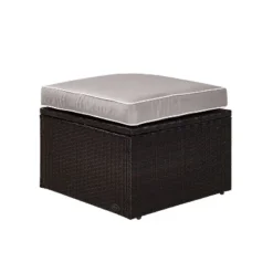 Palm Harbor Outdoor Wicker Ottoman - Gray - Crosley 12 Palm Harbor Outdoor Wicker Ottoman - Gray - Crosley -Cheap Crosley Store GUEST 890374db 57fb 4950 bc09 67d32eadf432