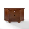 LaFayette Corner TV Stand For TVs Up To 48" Dark Red - Crosley