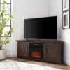Camden Corner TV Stand For TVs Up To 60" With Fireplace - Crosley