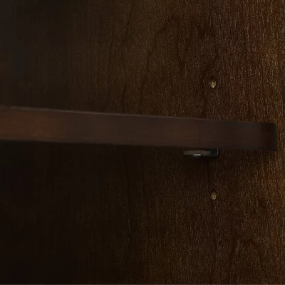 Asher Record Storage Stand Dark Brown - Crosley 9 Asher Record Storage Stand Dark Brown - Crosley - Image 9