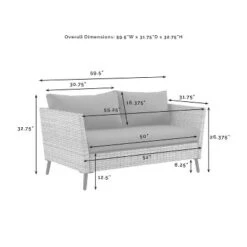 2pc Richland Outdoor Patio Loveseat And Coffee Table Set - Gray - Crosley 26 2pc Richland Outdoor Patio Loveseat And Coffee Table Set - Gray - Crosley -Cheap Crosley Store GUEST 8cc2f09e fa6e 48a6 ae66 7ea6d128a512