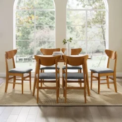 7pc Landon Dining Set With Wood Chairs - Crosley -Cheap Crosley Store GUEST 8ed5c019 1f68 46b4 bb19 31ca6594fc76