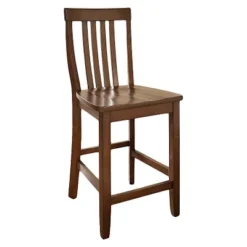 Set Of 2 24" School House Counter Height Barstools - Crosley -Cheap Crosley Store GUEST 8f49c9eb 8376 4d47 b01d 7b2bebd96523