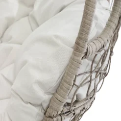 Cleo Outdoor Wicker Patio Hanging Egg Chair With Stand - Crosley -Cheap Crosley Store GUEST 900e754c 3eb5 415b aff5 391b189d1023