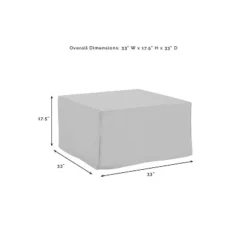 Crosley 3pc Sectional Cover Set, Loveseat, Sofa And Square Table, Gray -Cheap Crosley Store GUEST 91b89dfa 2030 47ad 8a0b ec69ab35bdf3