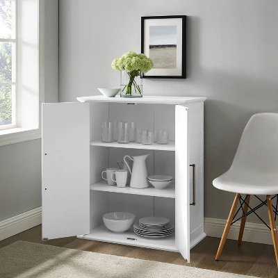 Bartlett Stackable Storage Pantry White - Crosley 9 Bartlett Stackable Storage Pantry White - Crosley - Image 9