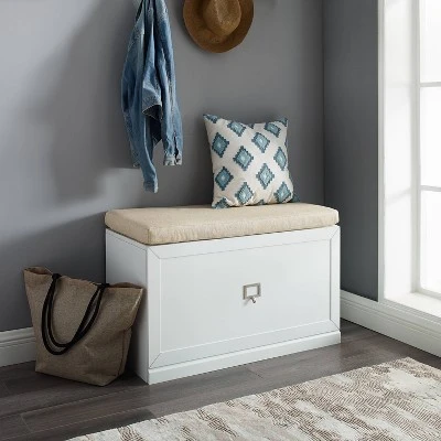 Harper Entryway Storage Bench - Crosley 4 Harper Entryway Storage Bench - Crosley - Image 4