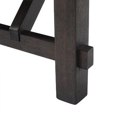 6pc Hayden Extendable Dining Set With Camille Chairs Matte Black/Slate - Crosley 13 6pc Hayden Extendable Dining Set With Camille Chairs Matte Black/Slate - Crosley - Image 13