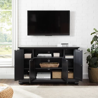 Alexandria TV Stand For TVs Up To 48" Black - Crosley 4 Alexandria TV Stand For TVs Up To 48" Black - Crosley - Image 4