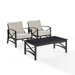 Crosley 3pc Kaplan Steel Outdoor Patio Small Space Chat Set 13 Crosley 3pc Kaplan Steel Outdoor Patio Small Space Chat Set -Cheap Crosley Store GUEST 97d55632 167e 4b8b 9e46 b745071c043f